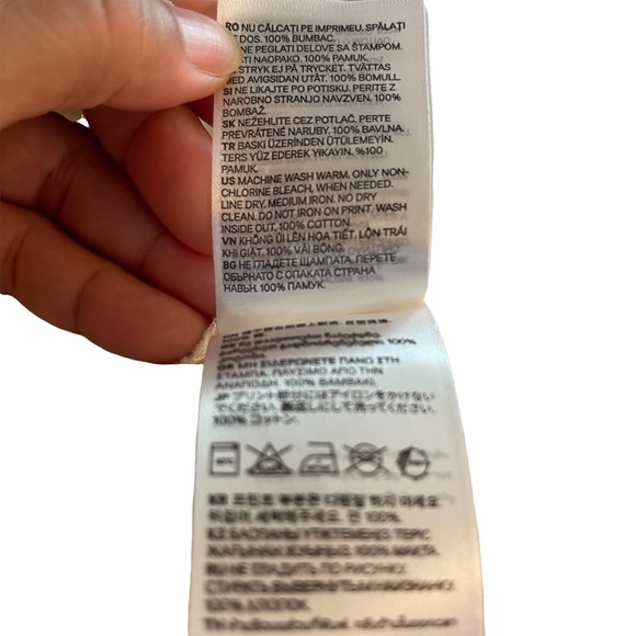 LOGG by H&M Snoopy in Heart Logo Cream T-shrit Size XS - Picture 6 of 7